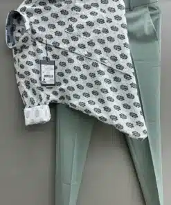 Trendy Printed Shirt and Trouser Combo for Men
