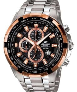 Stylish Casual Quartz Watch for Men with Date Display & Stopwatch