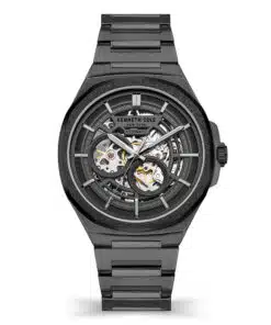 Men's Grey Dial Automatic Watch with Stainless Steel Bracelet