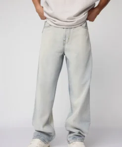 Urban Wash Blue Men's Baggy Straight Jeans