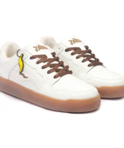 White Casual Sneaker for Men Modern Streetwear Look