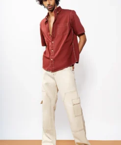 Ecru Carpenter Men's Baggy Jeans