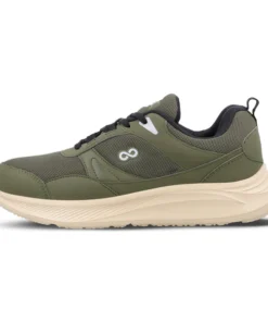 Men’s Green Training Lace-Up Shoes