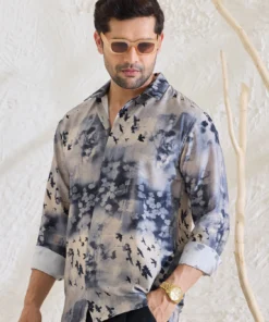 Elegant Sandstorm Style Shirt Reflecting Warm Desert Tones and a Modern Refined Finish