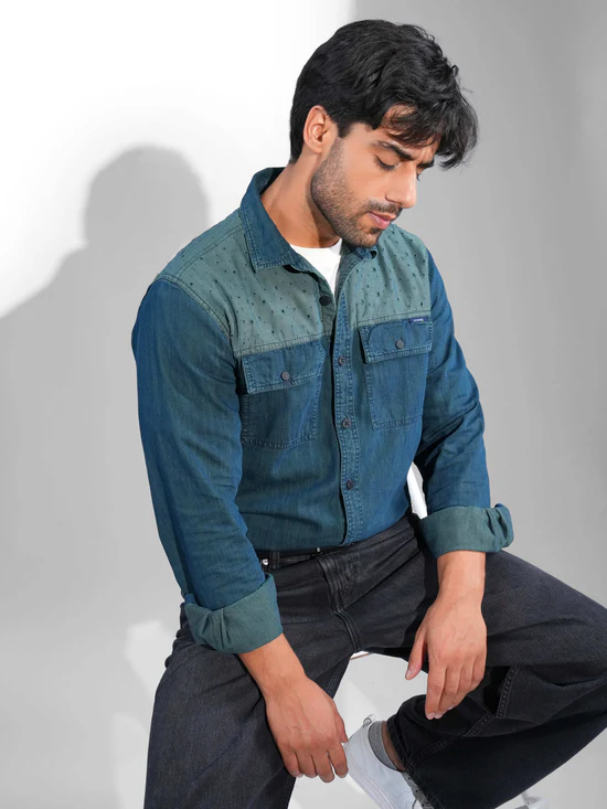 emerald-avian-dual-tone-casual-denim-shirtdenimmodel-pose-6438392