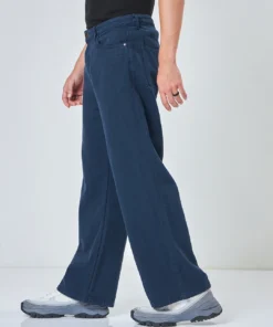 Men’s Relaxed Blue Mid-Rise Baggy Jeans
