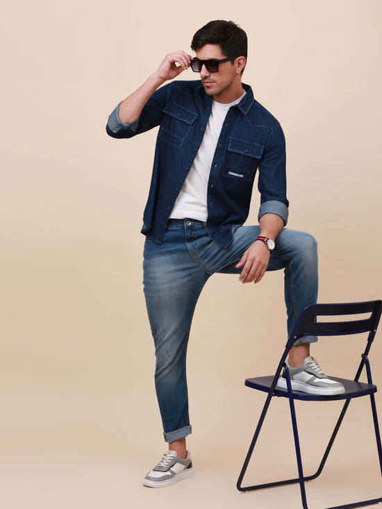 midnight-black-frontier-classic-denim-shirtdenimmodel-pose-4969368